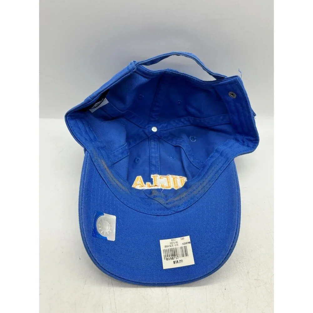 adidas UCLA Basketball Hat Cap Blue Gold Embroidered Strapback Adult OSFA NCAA